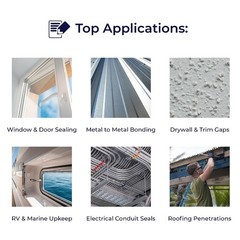 Gripbond PRO: Paintable Waterproof Hybrid Sealant & Adhesive – Multi-Surface Use
