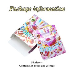 25Sets Mini Mylar Zip Pouch 3.5g Size | Foil Storage Bag | Fast US Shipping