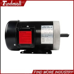 2 HP General Electric Motor 3 Phase 56C Frame 1800 RPM TEFC 230 / 460 Volt New