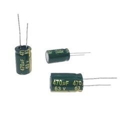 20pcs 63V 470UF 10x20mm High Frequency Aluminum Electrolytic Capacitor TV LCD
