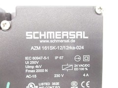 SCHMERSAL AZM161SK-12/12RKA-024 (NO KEY) (AS PICTURED) NSNP