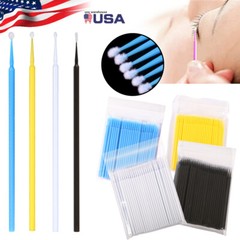 100Pcs Dental Microbrush Disposable Applicators Tips Micro Brush Cleaning 4Size