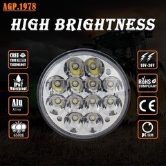 Par46 LED Landing Light Sealed Beam Spot for Aircraft,3600lumen,14V 28V DC,Re…