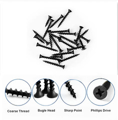 Screws #6 X 3/4″ Drywall Screw 425 PCS Coarse Thread Sheetrock Wood Screws Phill