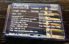 PathFile Dentsply Endodontic Rotary File .02 Taper, 25mm, 6 files per pack NiTi