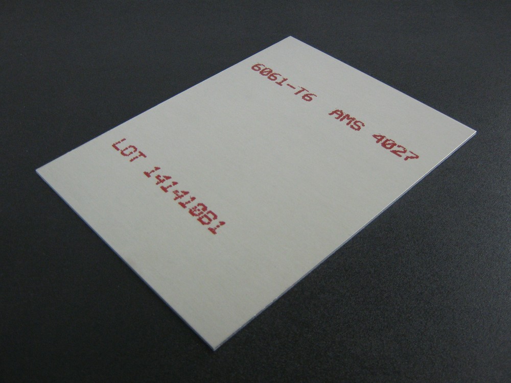 3/32″ .090 Thick Aluminum Sheet Alloy 6061- T6 , 9″ x 12″