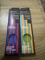 SiliKids Reusable Silicone Straws 6 Pack BPA Free Dishwasher Safe 2-Pk Cheap