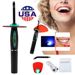 Dental Wireless Cordless LED Cure Curing Light Lamp 1500mw 5W Tool Resin Cure US