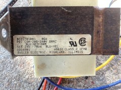 Lennox 65G4801 Transformer, 208/230, 24V