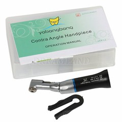 NSK Style Dental Low Speed Contra Angle Handpiece E-type Latch Attach black bw