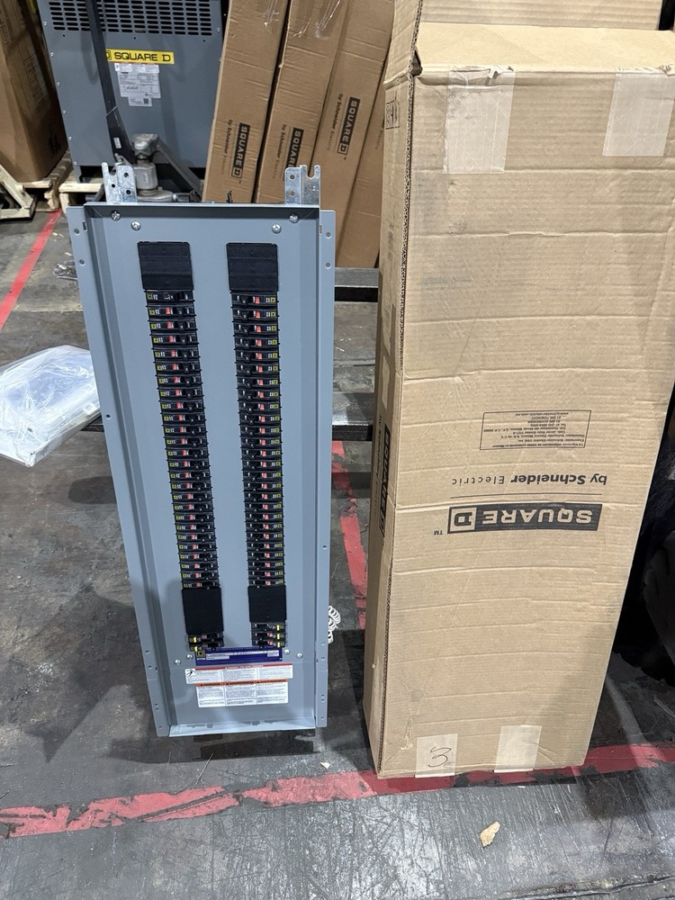 Square D 208Y/120V MLO Panelboard Loaded w/ GFCI Bolt-On Breakers – Panel #11