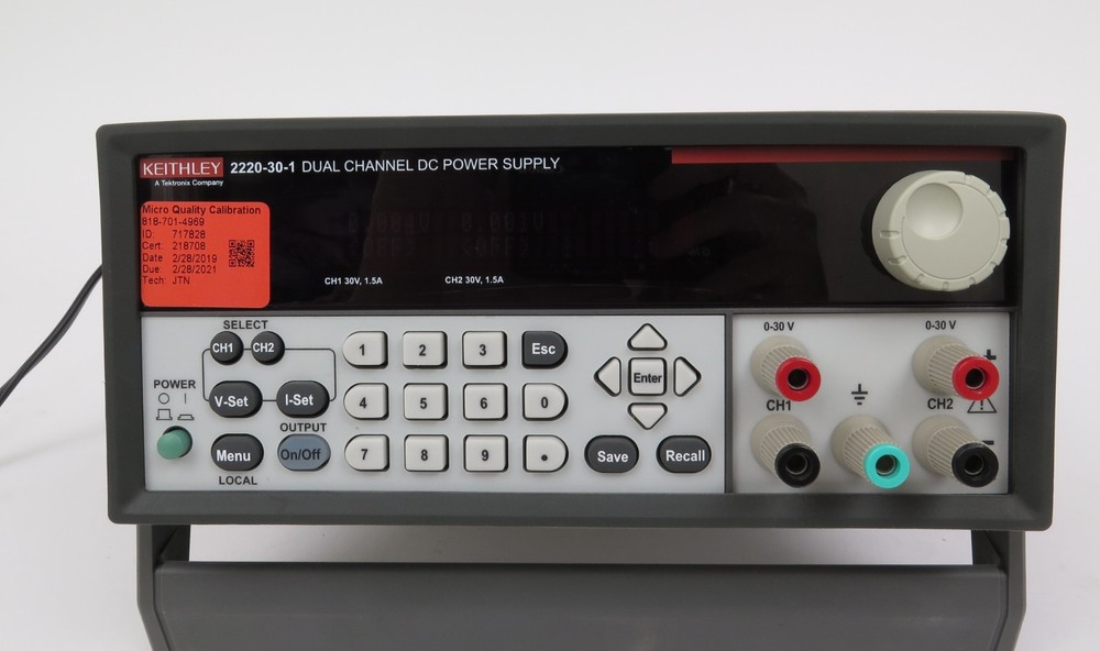 Keithley 2220-30-1 Dual Channel DC Power Supply Tektronix Tested Working