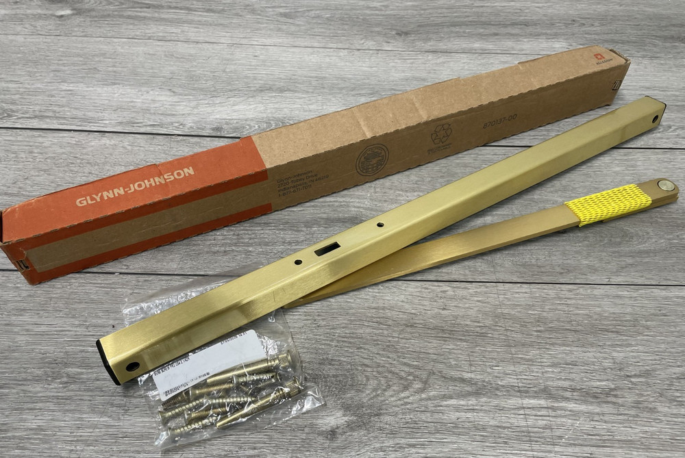 Glynn -Johnson 904S-US4 Door Closer, Overhead Stop Only – Satin Brass *READ*