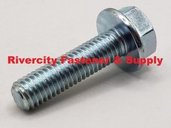M8-1.25×30 Hex Head Flange Bolts 8mm x 30mm Grade 10.9 Steel Screws M8x1.25 x 30