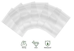 1.5 x 2 Inch Resealable Plastic Bags 1000 Pack Reclosable Mini Bags with Zipper