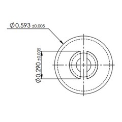 70 New Essentra Components Push In Black Nylon Fasteners 27PIF0071B