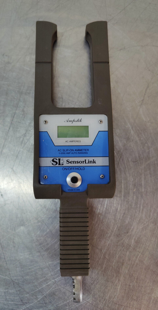 PARTS – Ampstik AC AMMETER 0-2000 Amp Auto Ranging SL Sensor Link 8-006