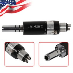 10X Dental Slow Low Speed Air Motor Handpiece 4Holes External Water Spray