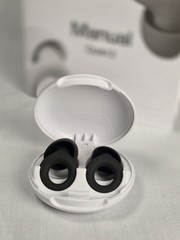 Loop Quiet 2 Black Reusable Earplugs Used w/ Case Box XS S M L Ear Tips