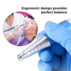 Dental Hygiene Prophy Handpiece Air Motor 4 Holes & 4:1 Nose cone