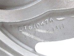 229024 New-No Box; Durco MY51048A100CD4M Trimmed Impellor; SS; 9″OD; 6-Vane