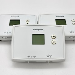 Lot of 3 Honeywell Thermostats RTH111B-1024 Non-Programmable CLEANED TESTED GUC