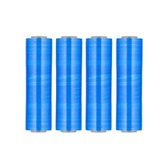 4 Rolls 18″x1000′ Cast Packing Stretch Film Shrink Hand Wrap (100 Ga) Dark Blue