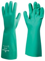 SHOWA® Nitril Green 727 Chemical Resistant Gloves – 12 pair per package