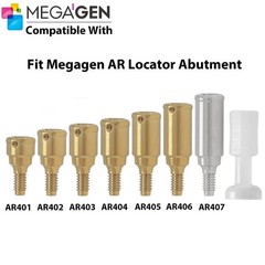 Titanium Dental Overdenture Locator Abutment Fit Multiple Major Implant Systems