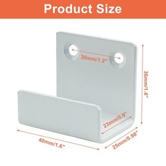 Litoexpe 10 Pcs Tile Display Wall Hanger Inner Width 25mm, Stainless Steel Wa…