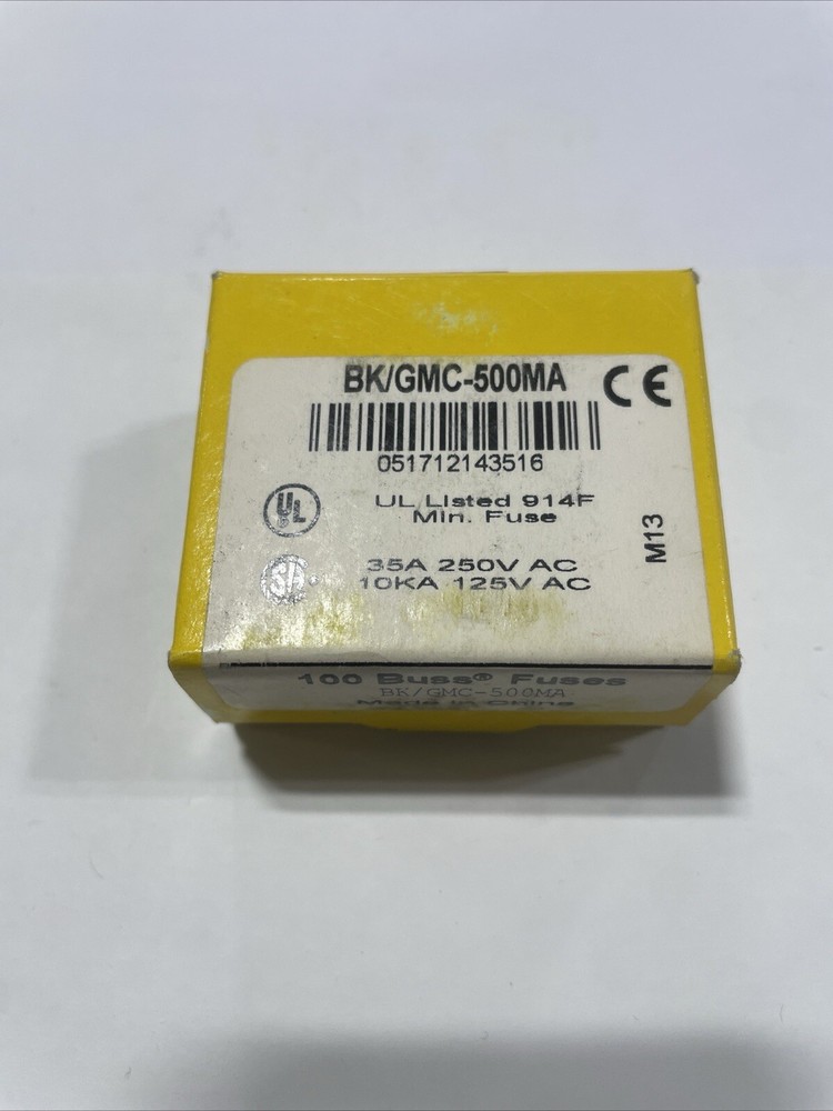 BK/GMC 500MA Box Of 100