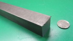 Square 4140/4142 Alloy Steel Annealed Bars, 1.0″ x 1.0″ Wide x 12″ Length