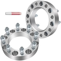 1.5 Inch Wheel Spacers 8 Lug 14×1.5 Studs 125 Bore 2PCS 8×170 Adapters
