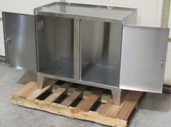 NEW Jamco ZP136 Stainless Steel 2-Door Cabinet for Medical Hospital Industrial +
