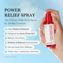 Power Soothing Spray with Hypochlorous Acid, 1.69 Fl.Oz | HOCI Facial Mist for S