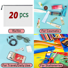 20Pcs Mesh Zipper Pouch Bags, Multipurpose Waterproof Organization Storage Bag f