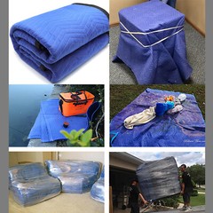 72×80 12PCs Extra Thick Furniture Moving Packing Blanket For Shipping Furniture
