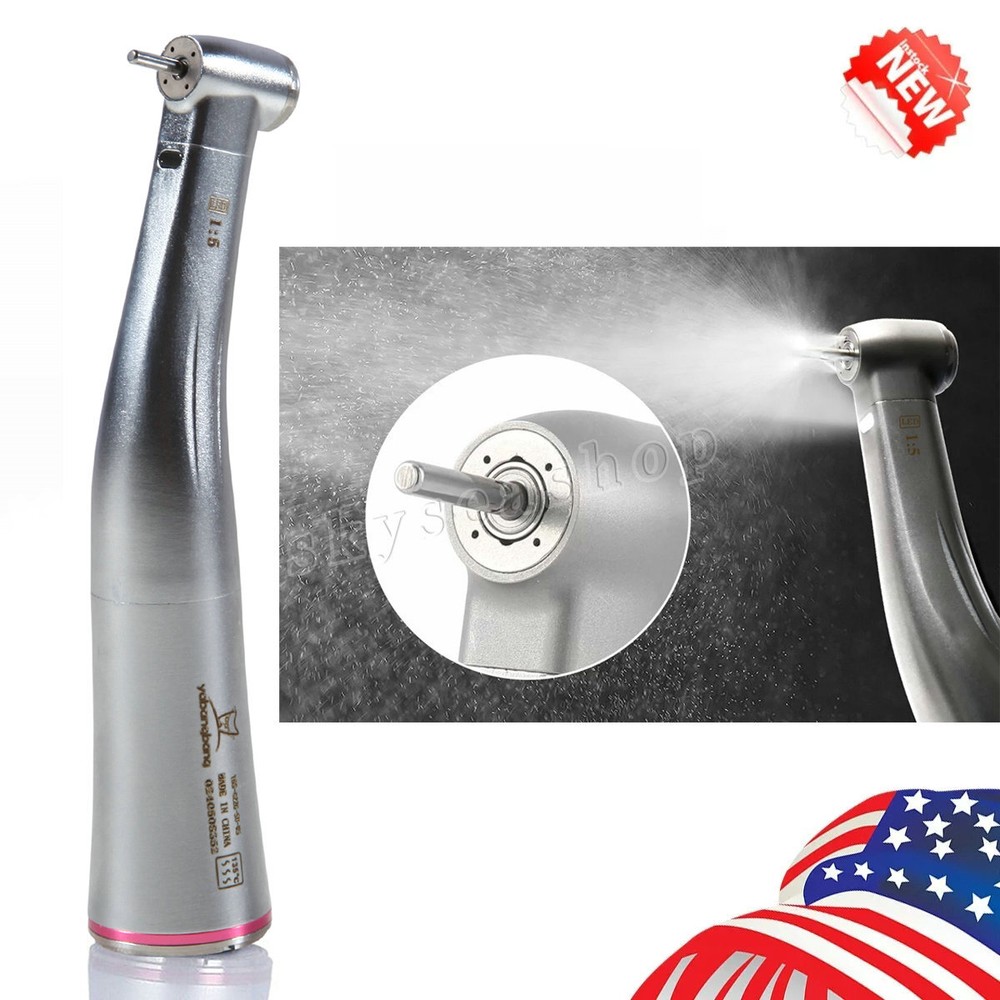 Dental 1:5 Electric Handpiece Fiber Optic Contra Angle High Speed KAVO NSK Style