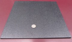 Black ABS Sheet 1/8″ (.125″) X 12″ X 12″ Haircell Textured One Side, 1 Units