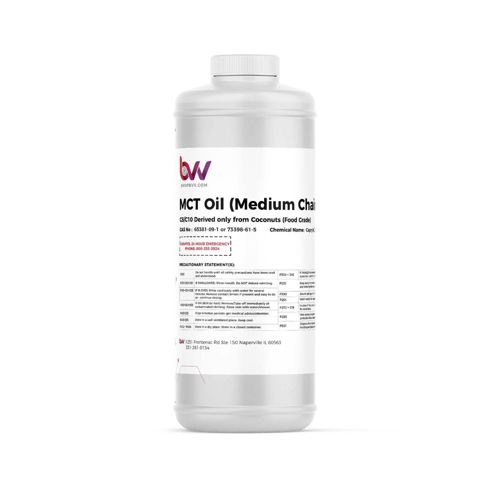 BVV C8/C10 MCT Oil Derived only from coconuts (Food Grade)