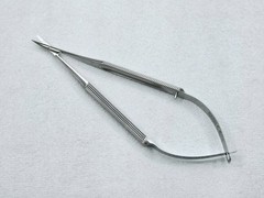 S&T SDC-15 R-8 Dissecting Micro Scissors, Curved 5.5″ – Ultrasonic Cleaned