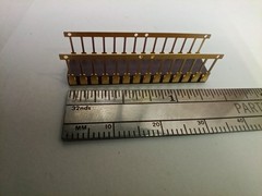 Chip carrier ceramic-gold C-DIP 28 pin 13-029-028 SILVERGLASS