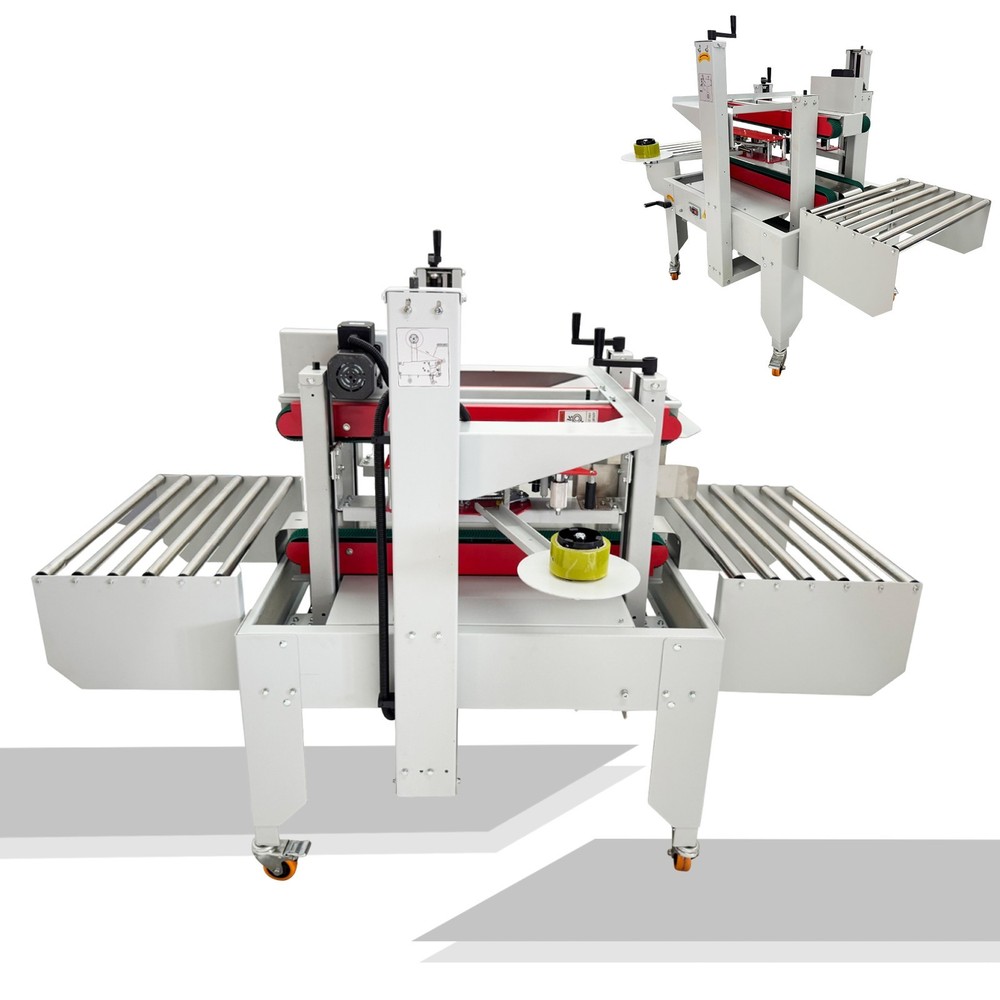 110V Auto Foam Box Side Sealing Machine Insulated Cooler Boxes Tape Sealer