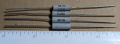 Lot of 4 NOS Clarostat RW79U50R0F 50 Ohm 3W Wire-Wound Resistors
