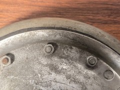 Vintage Colson Quiet Wheel M10 10” Industrial Caster Wheel Elyria Ohio USA