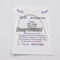 1-100Pc Dental Orthodontic TMA Arch Wire Titanium Molybdenum Alloy Ovoid/Natural