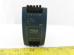 Puls ML50.102 Industrial Grade Power Supply AC/DC 100-240V 1.0A DIN Rail Mount