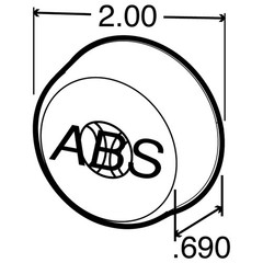Truck-Lite 30257Y Clear Marker & Clearance Lamp for ABS Trailers, New