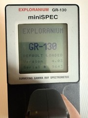 Exploranium GR-130 Radiation Detector/Gamma Spectrometer AS IS/PARTS