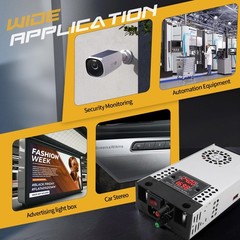 Adjustable 0-30V 16.6A 500W Power Supply, AC 110V/220V to DC 0-30V Buck Conve…